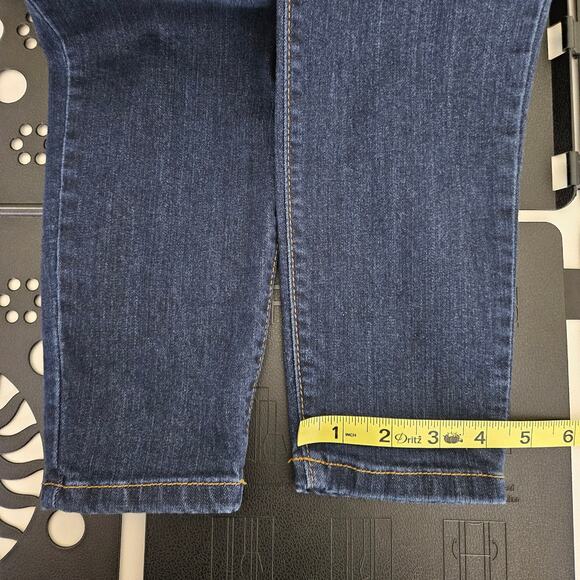 Judy Blue Skinny Mid Rise Ankle Blue Denim Jeans | Women's 7 / 28 - Picture 8 of 16